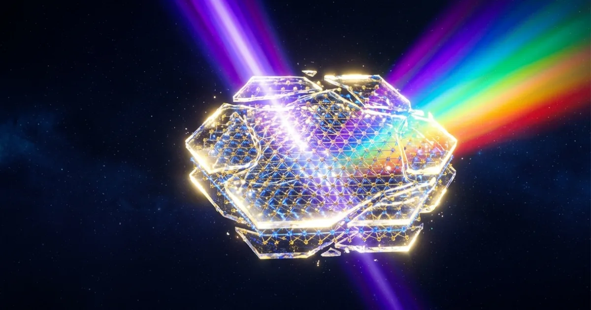 CuInP2S6 (CIPS) is a layered 2D ferrielectric crystal whose copper ions occupy an unusually mobile position within the sulfur lattice. This ionic restlessness couples the crystal's electric polarization to its optical response, producing a record birefringence of 1.24 at 22 nm thickness and 339.5 nm wavelength. Image credit: El Mrabet Haje et al., Advanced Optical Materials, 2025.