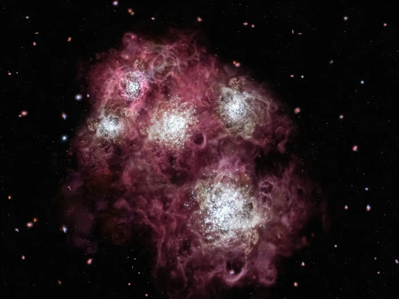 An artist's rendering of the inflationary epoch — the brief, extraordinary period when the fabric of space itself expanded exponentially. This is what scientists actually mean by the "Big Bang," though most people picture something quite different. Visualization credit: NASA / WMAP Science Team.
