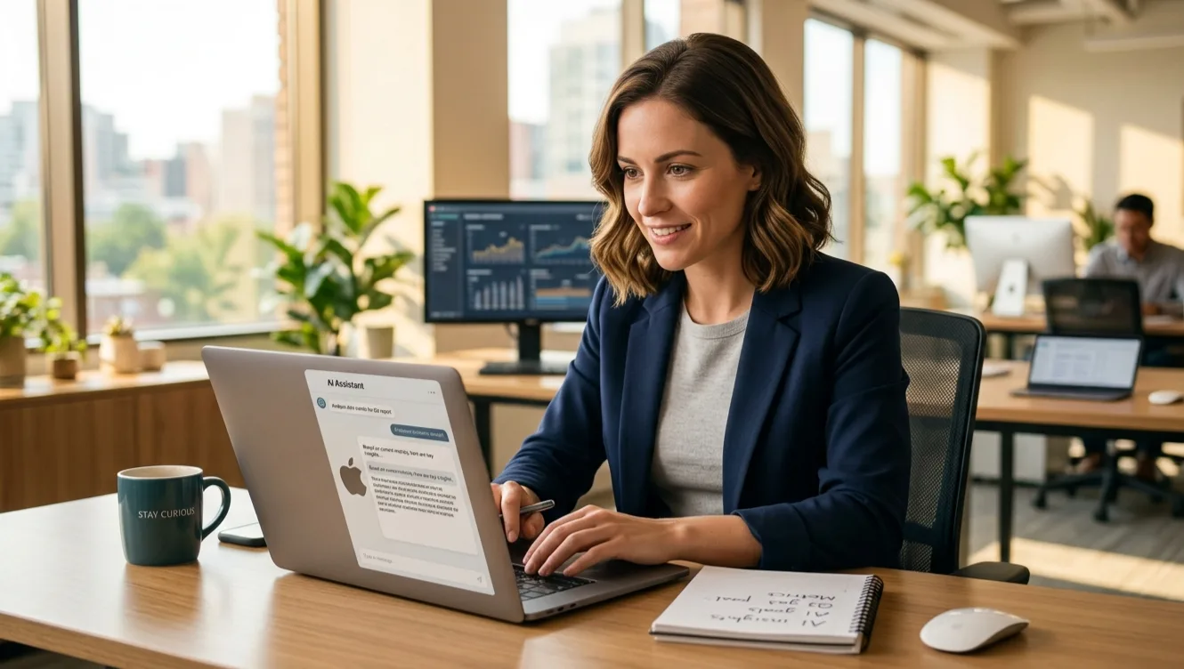 Research with 395 knowledge workers found that the same AI tool can either increase or decrease how much someone loves their job — depending entirely on how that person psychologically interprets the collaboration. Image: NavsoraTimes illustration.