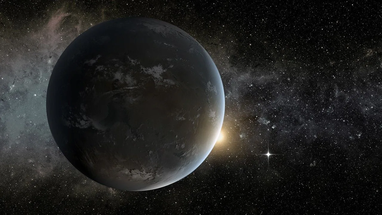 GJ 3378 b is believed to be a dense, rocky world like this artist's impression — bathed in the dim red light of an M-type star. Red dwarf stars are smaller and cooler than our Sun, which means their habitable zone sits much closer in. That closeness is both an opportunity and a threat. Illustration: NASA/JPL-Caltech.